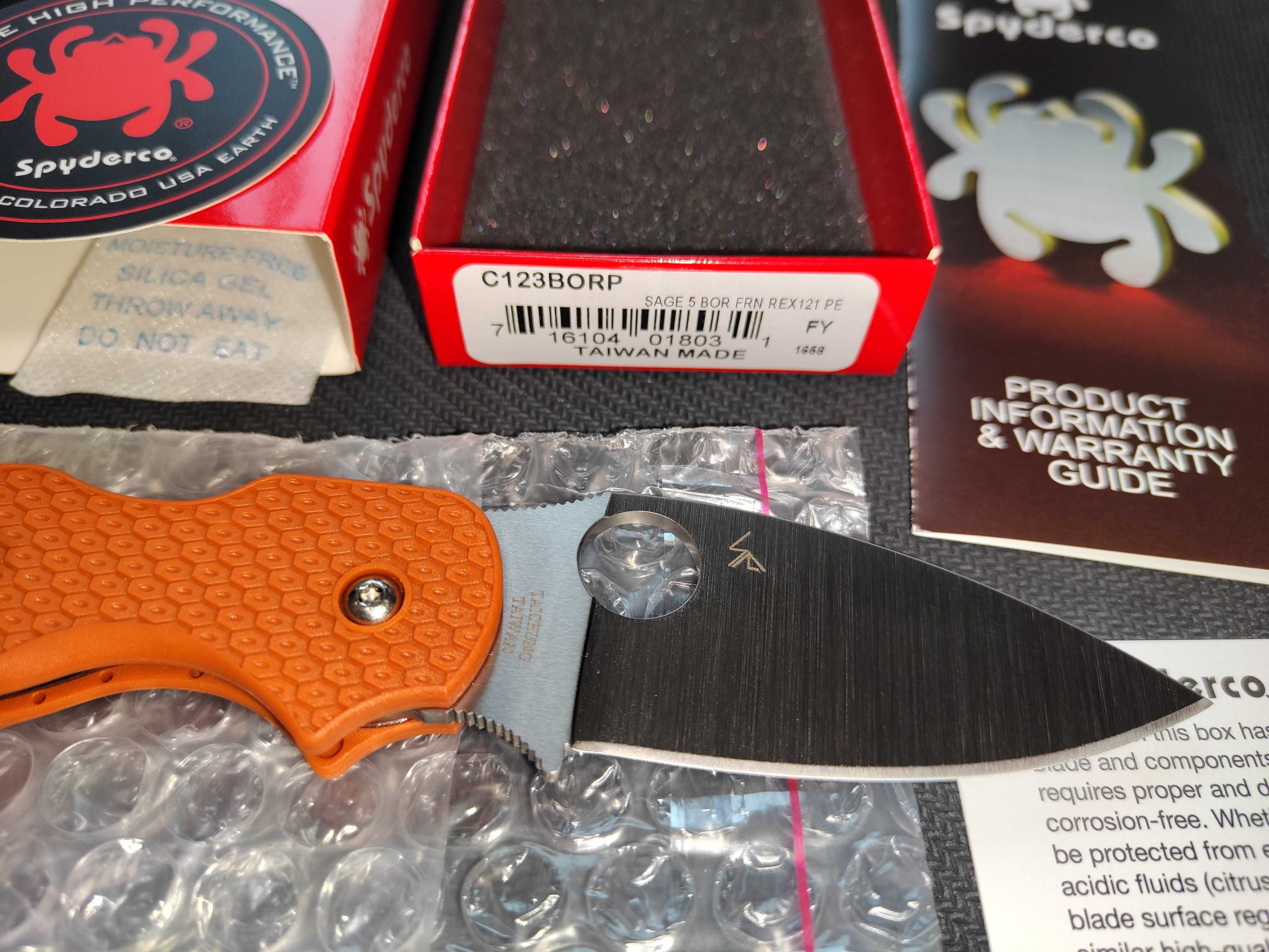 Ніж Spyderco Sage 5 Lightweight CPM REX 121
