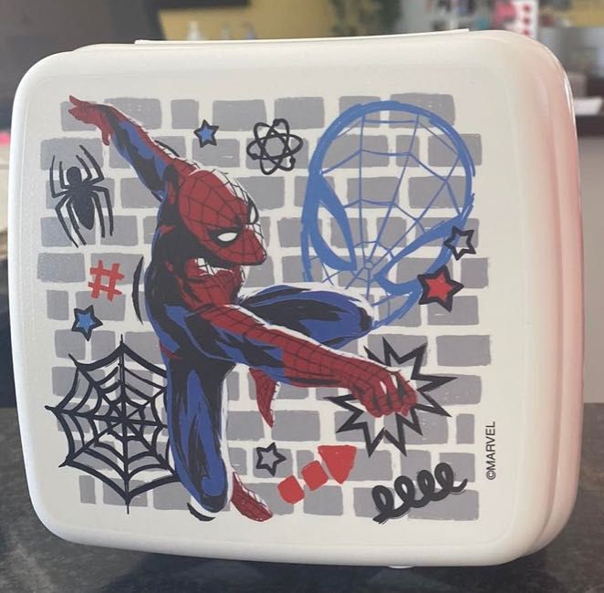Caixa Sanduíche SpiderMan Tupperware