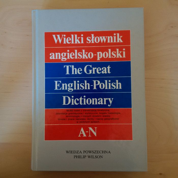 Sprzedam Wielki słownik polsko-angielski i angielsko-polski