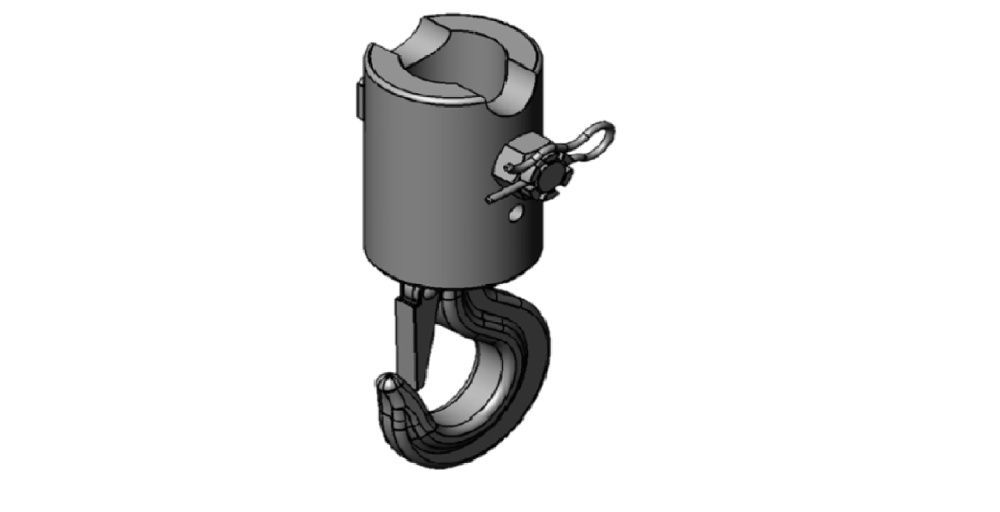 Hak pod rotator / trzpień rotatora Ø69 mm / CERTYFIKAT!!! / DOSTĘPNY