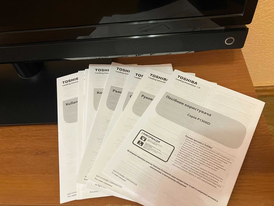 телевізор тоshiba 32p1300d комплект діагональ 32