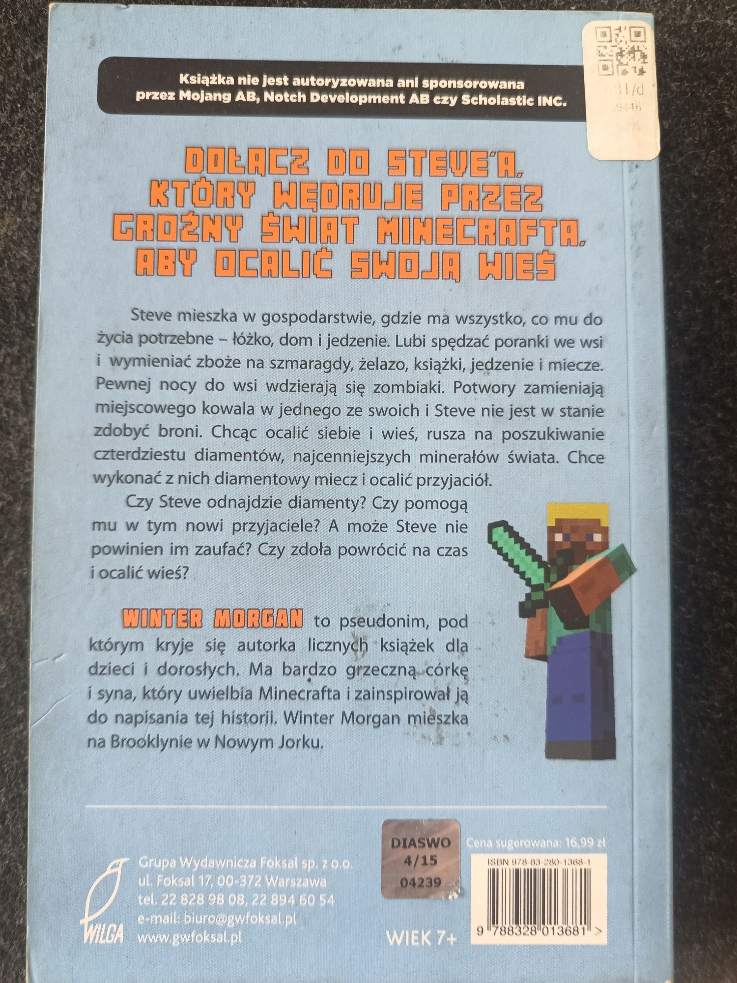 Minecraft książka przygodowa
