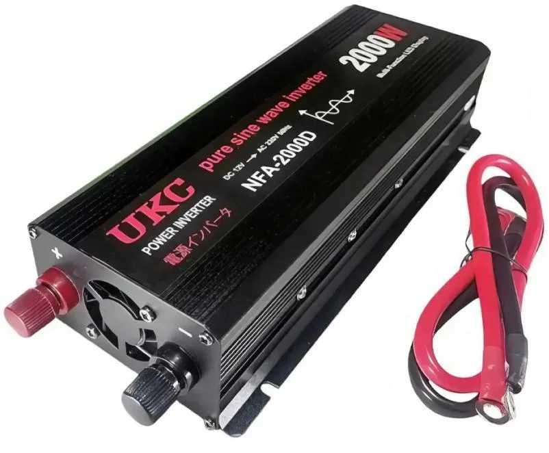 2000W Чистый синус 12V/220v DC/AC Инвертор Преобразователь для котла