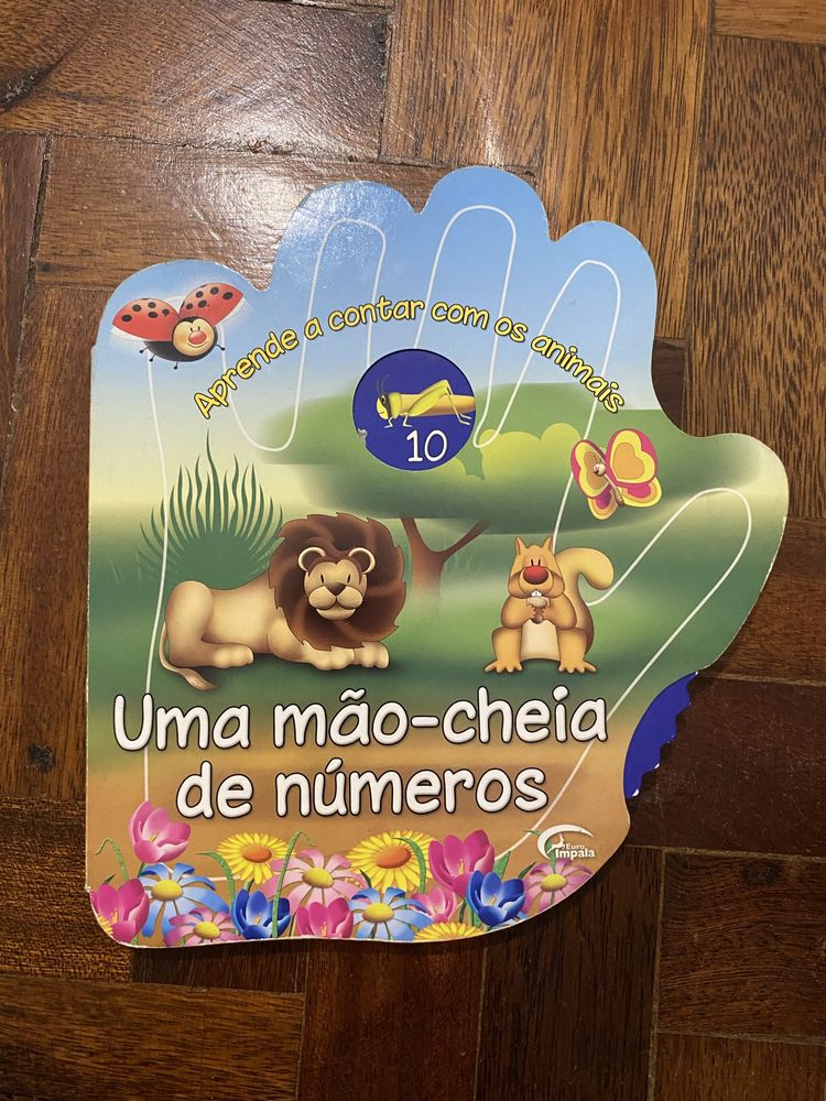 Livro "Aprende a contar com os animais"