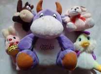 Игрушки детские мягкие Milka набор 5 штук