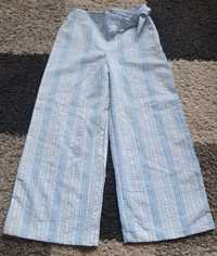 Spodnie w biało niebieskie paski rozmiar EUR 116 tup tup