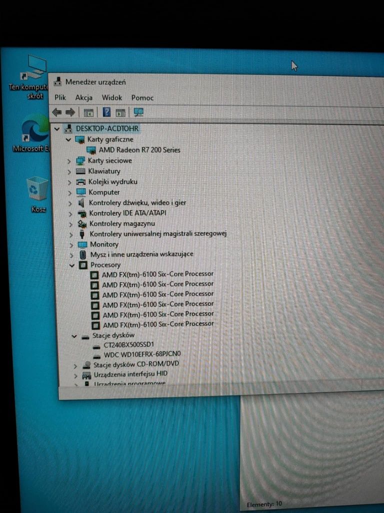 Komputer SSD+HDD stacjonarny