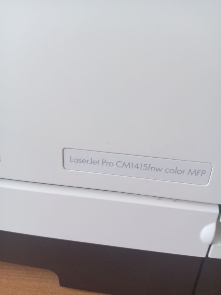 Laserowa kolorowa Drukarka. Laser jet pro CM1415fnw color MFP