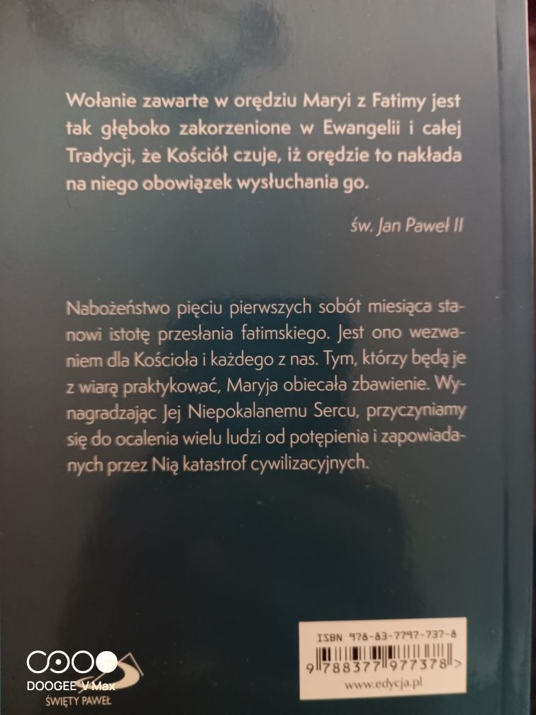 W. Łaszewski: Nabożeństwo pierwszych pięciu sobót miesiąca