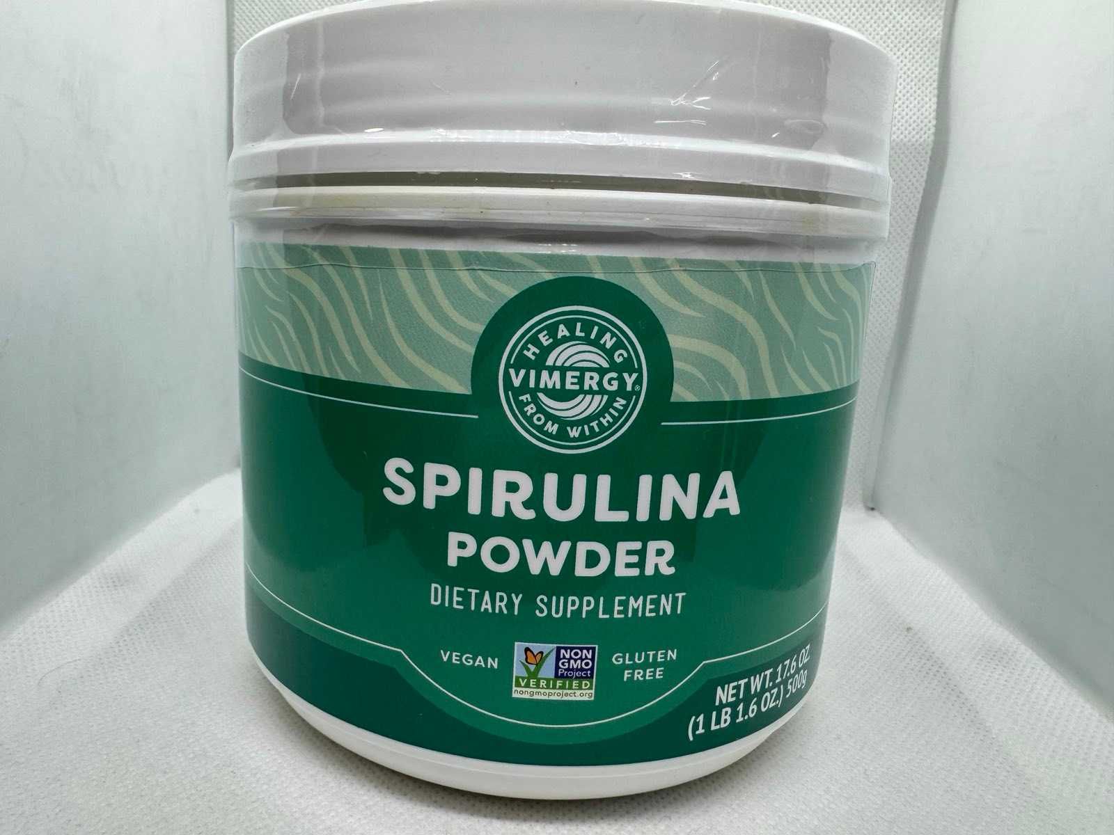 Vimergy Spirulina Powder Спирулина, 166 порций, 500 г БАДЫ