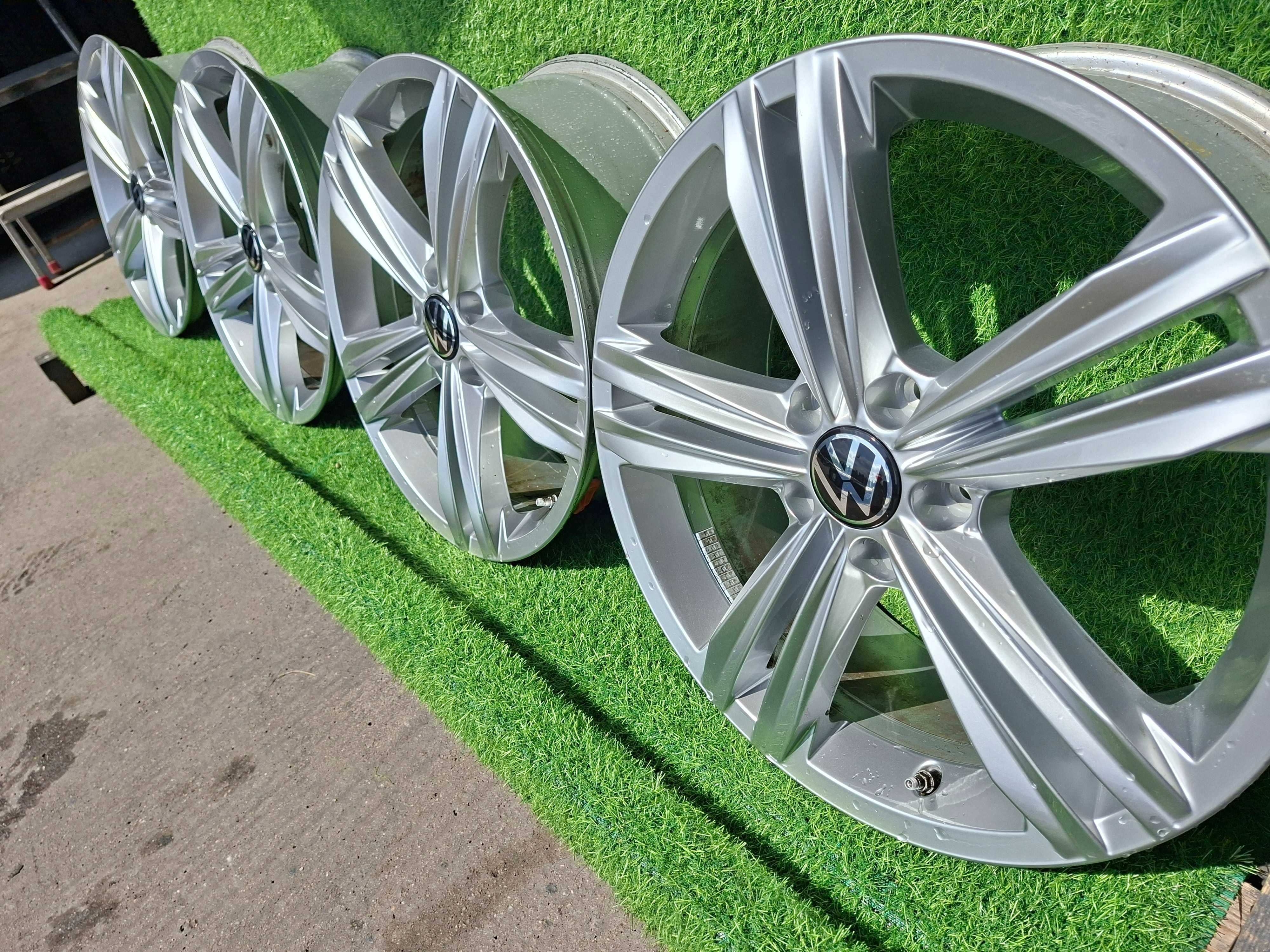 [A140] ALUFELGI 18' 5x112 ORYGINAŁ VW Tiguan,T-Roc,Passat,Touran,Caddy