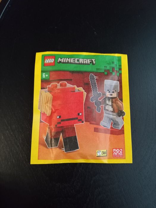 LEGO Minecraft minifigurki Bohater+Magmołaz saszetka