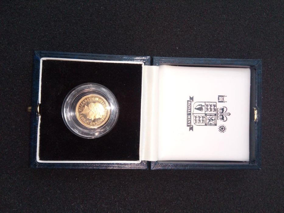 Meia libra esterlina em ouro Proof