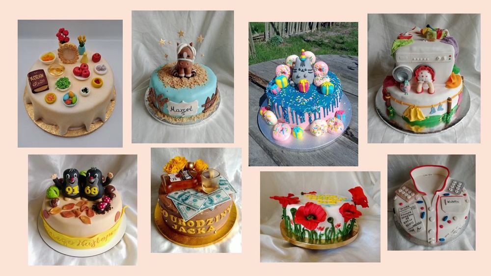 Torty artystyczne urodzinowe dla dzieci na różne okazje - masa cukrowa