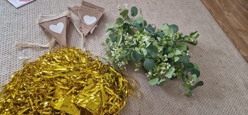 Dekoracje na przyjęcie girlandy boho chrzest