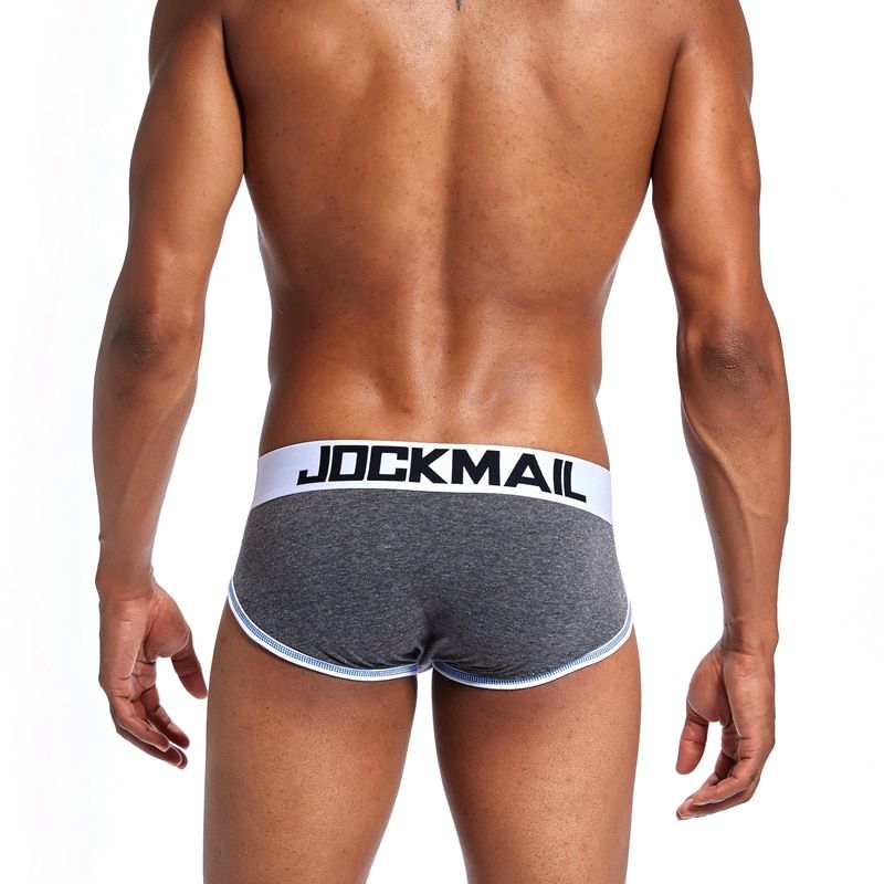 Męskie Seksowne Slipy z Kieszonką Push Up JOCKMAIL Bawełna - XXL