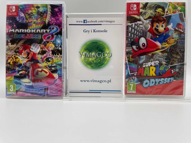 Mario Kart 8 Deluxe/Super Mario Odyssey Promocja Sklep VIMAGCO.PL