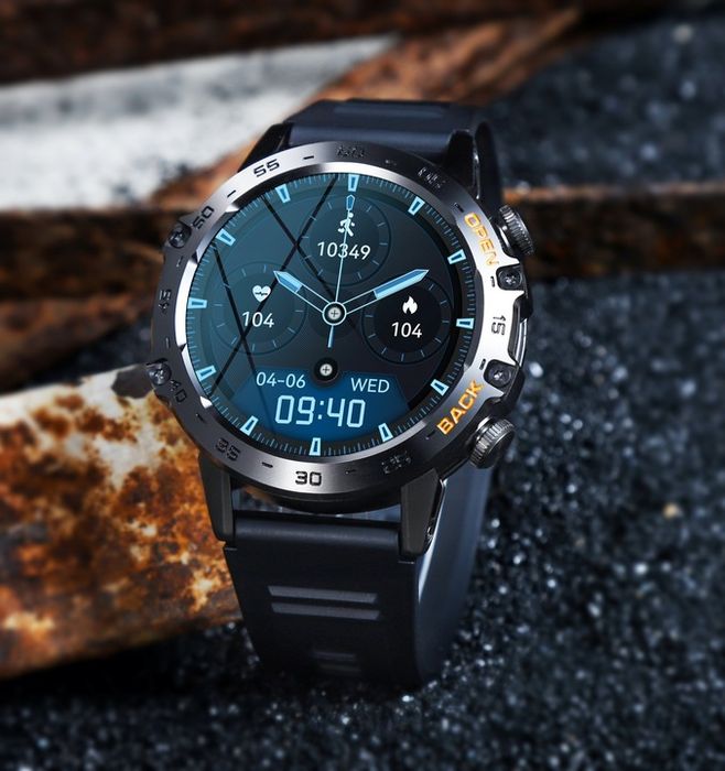 Smartwatch Zegarek Męski Sport Rozmowy Polskie Menu Aplikacja Duża Bat