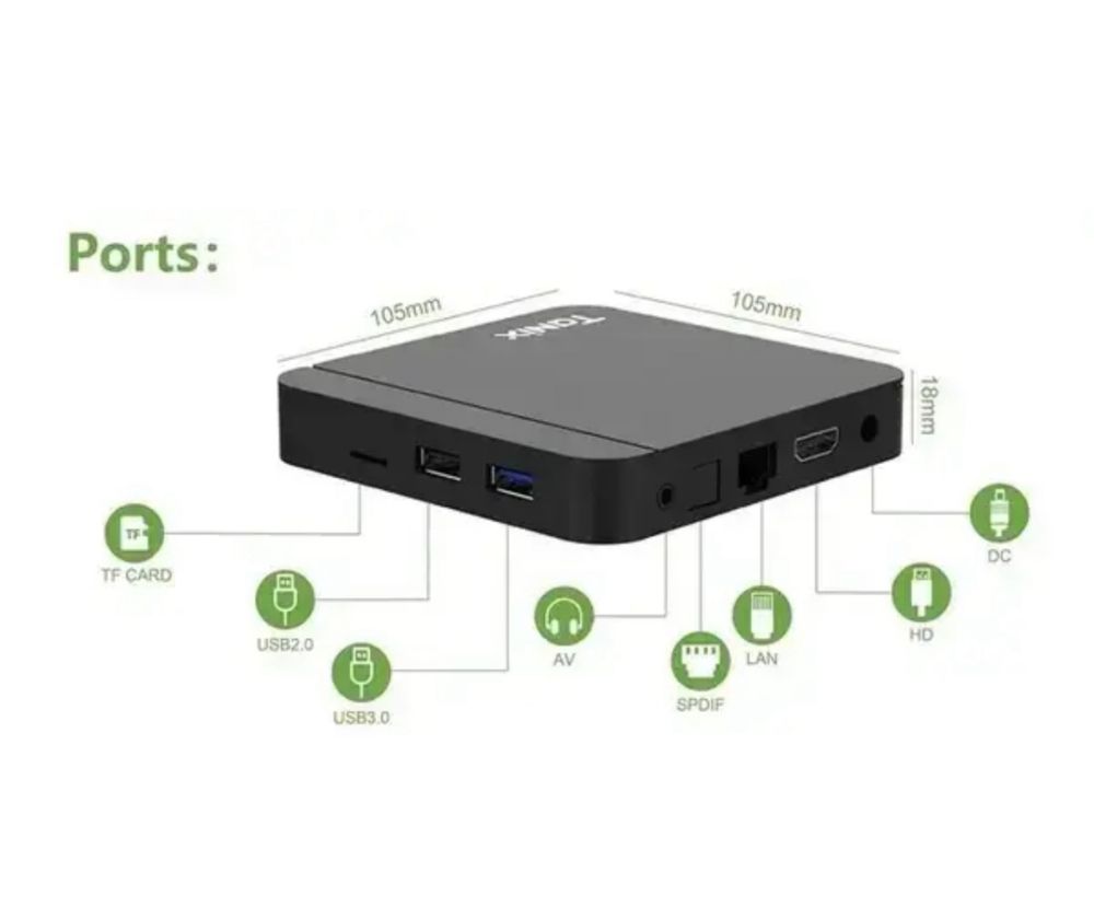 Smart приставка Tanix W2 2/16 GB Amlogic S905 W2 / Умная приставка