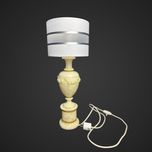 Lampa stojąca z Alabastru ręcznie wykonana włochy rzeźbiona B51/041715
