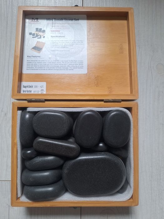 Zestaw kamieni do masażu