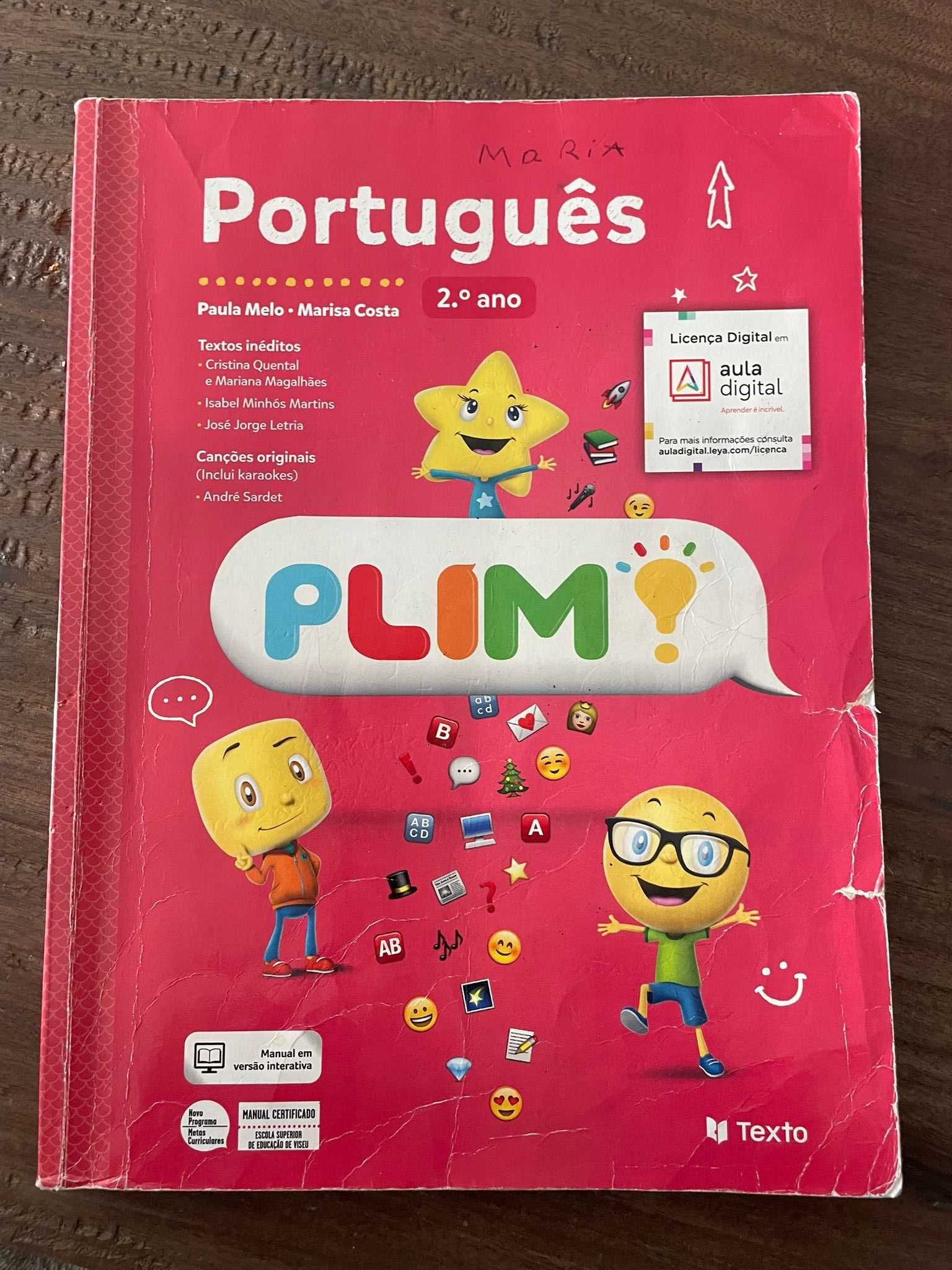 Livro Plim Português 2º Ano ( Manual + Caderno de Fichas )