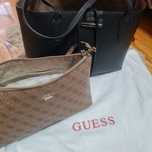 Guess 3w1 dwustronna torebka shopperka z dodatkową małą torebką w środ