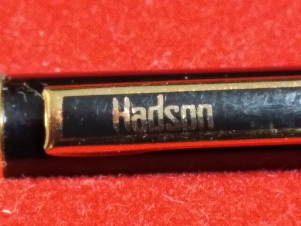 Zapalniczka gazowa Hadson z długopisem Prezent Vintage Prl