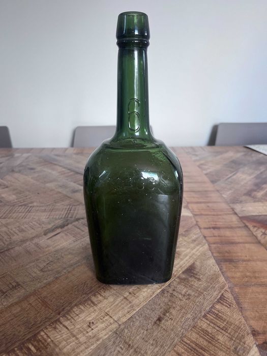Duża zielona butelka Maggi stara przedwojenna