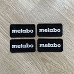 Cztery termo naszywki metabo ozdobne