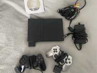 Konsola PlayStation 2 PS2 komplet 2PADY+GRY+FMCB