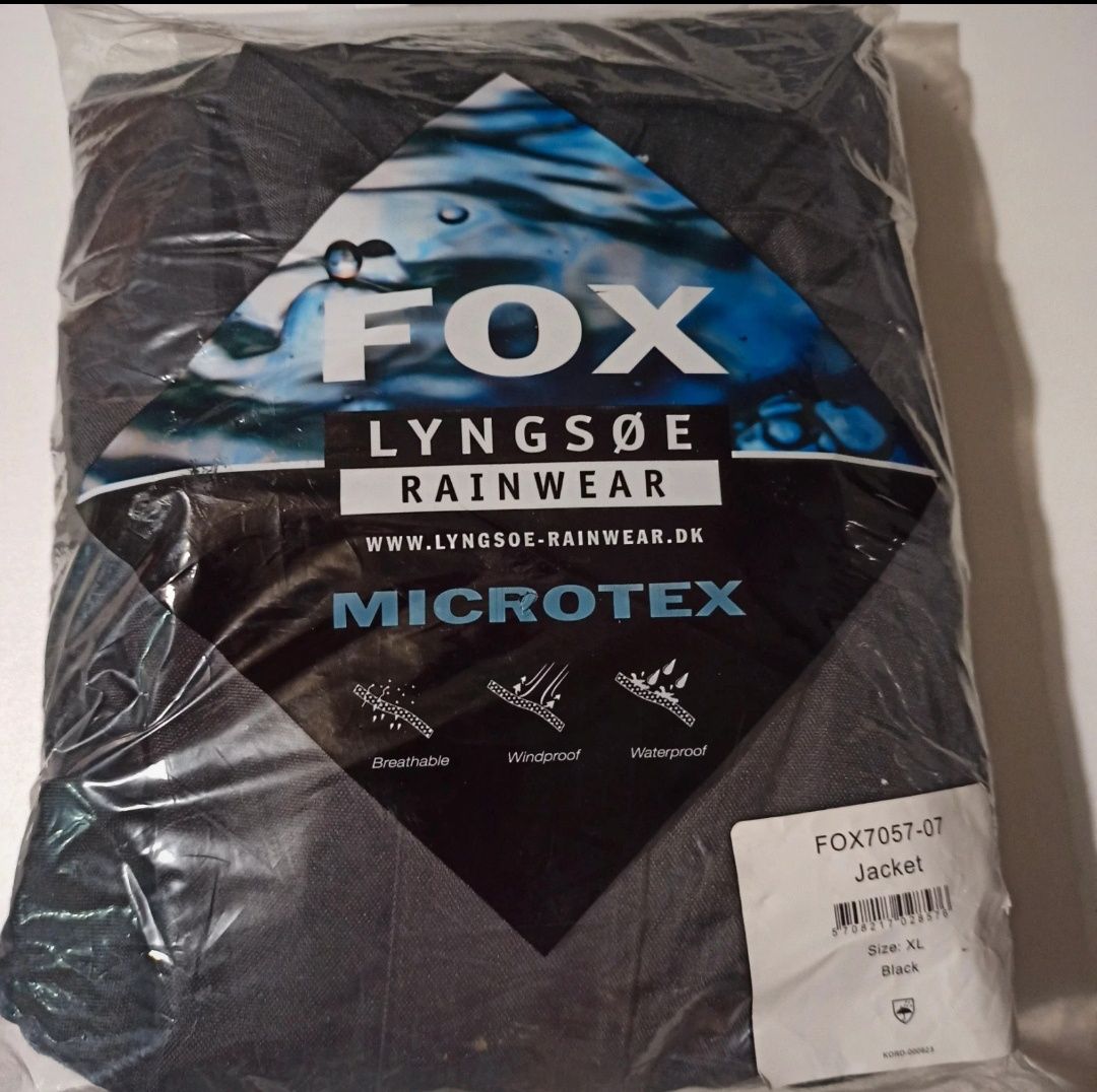 Kurtka i spodnie robocze przeciwdeszcz.całoroczne mocne Lyngsoe Fox XL