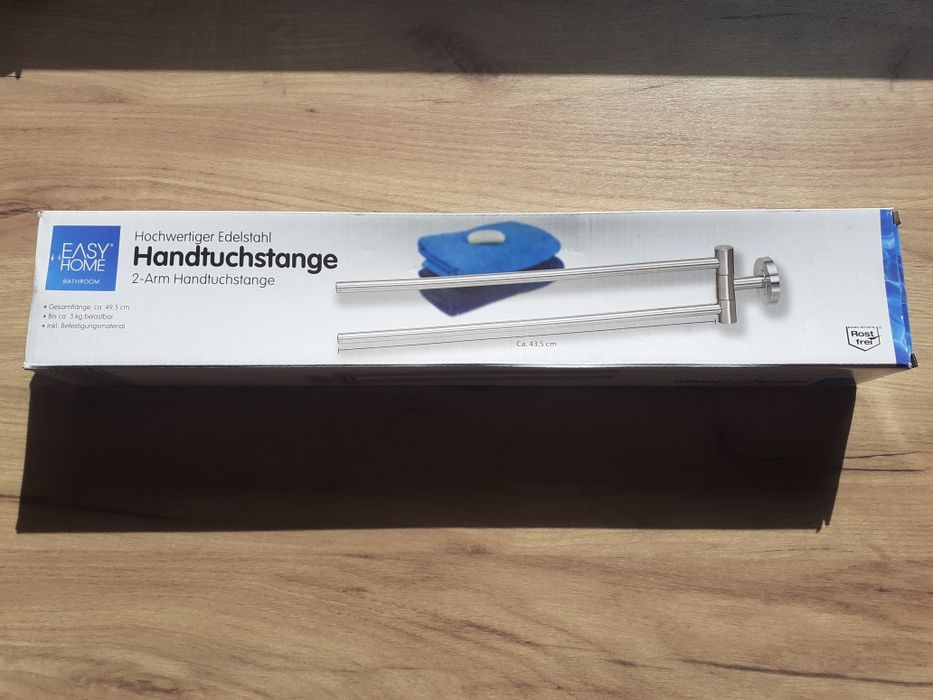Wieszak na reczniki, łazienka, stal nierdzewna
