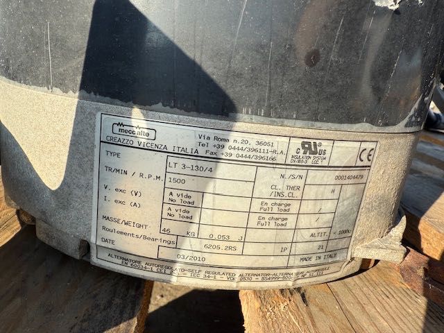 generator do agregatu 7.2 kva jcb