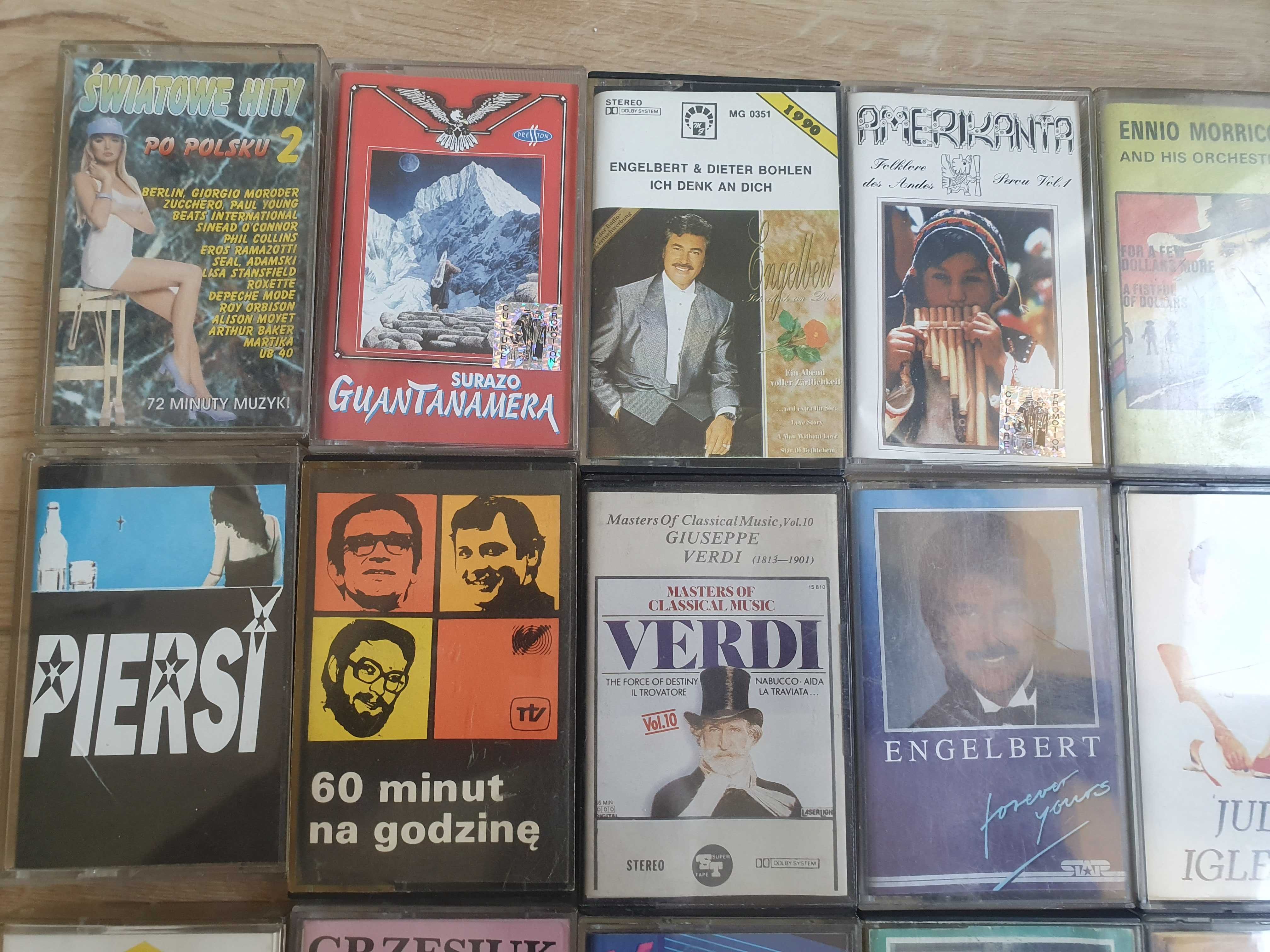 Kasety megnetofonowe kolekcja retro audio 31 sztuk