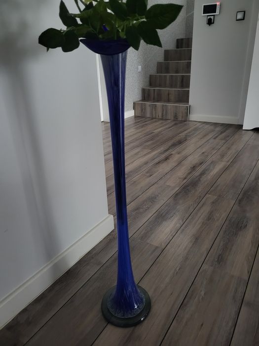 Wazon szklany wysoki