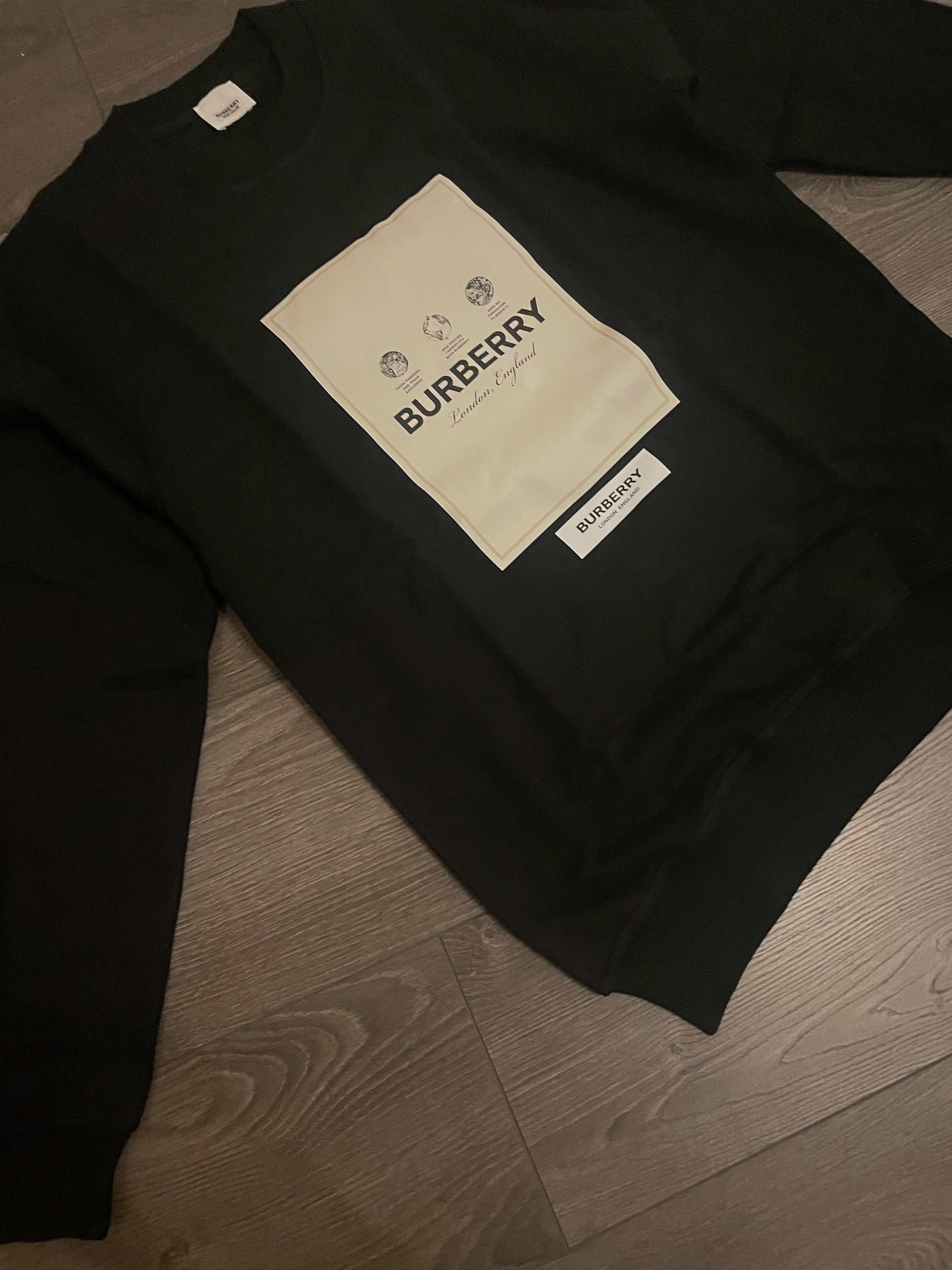 Burberry logo print sweatshirt