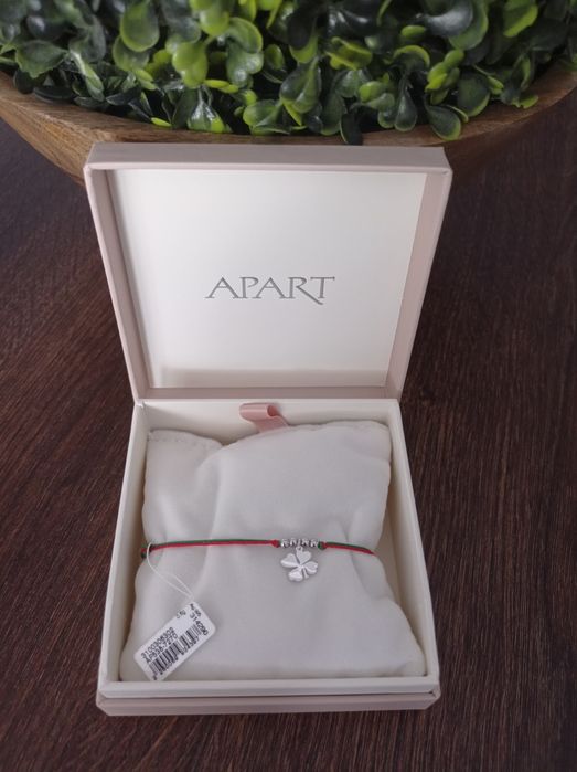 Bransoletka celebrytka koniczynka Apart