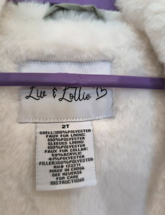 Liv & Lottie kurtka ocieplana 2T