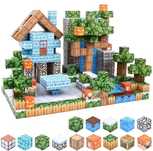 Магнітний конструктор Майнкрафт 100 блоків Minecraft  Будинок з водосп