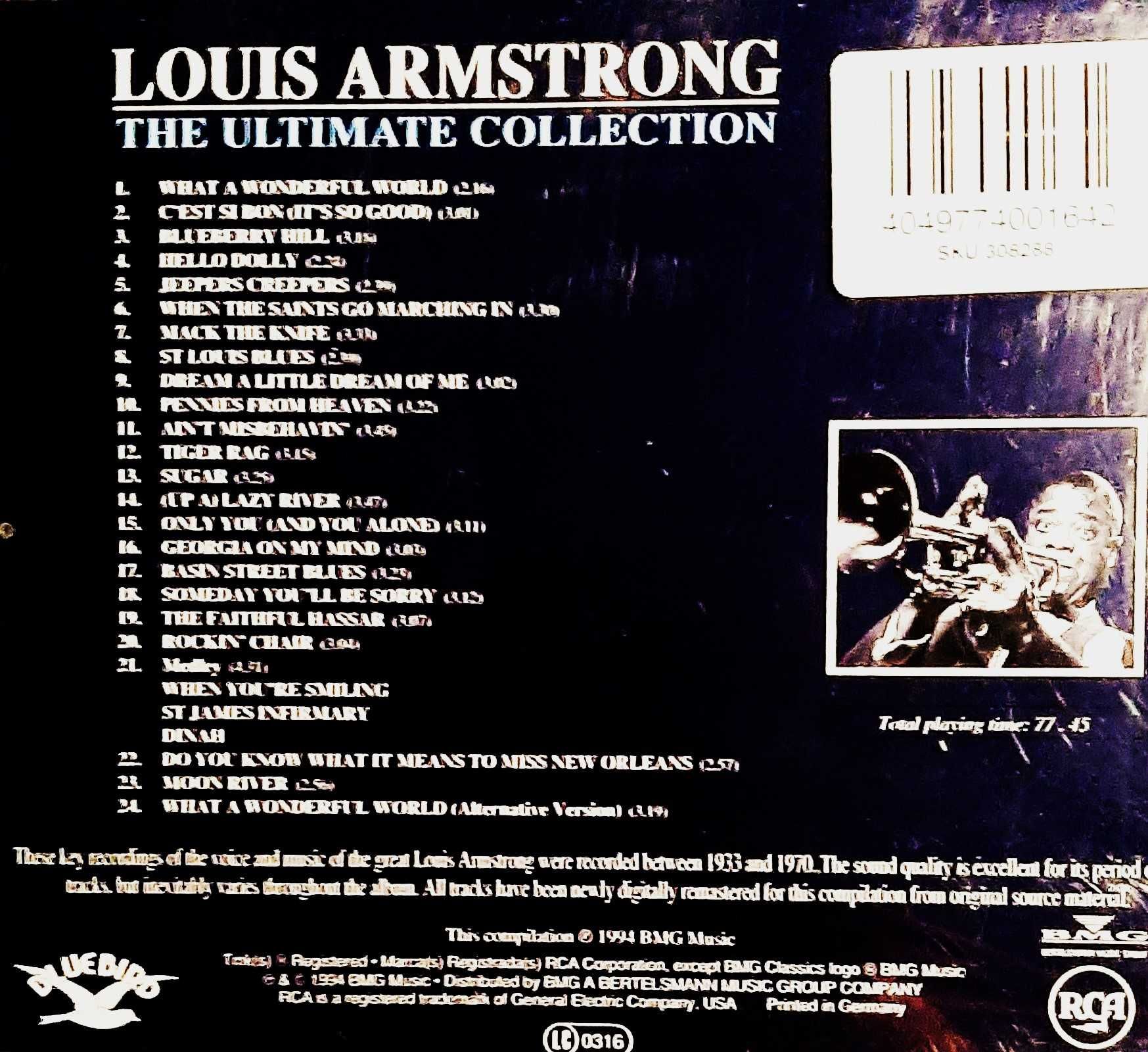 Polecam  Album CD Louis Armstrong Ultimate Collection