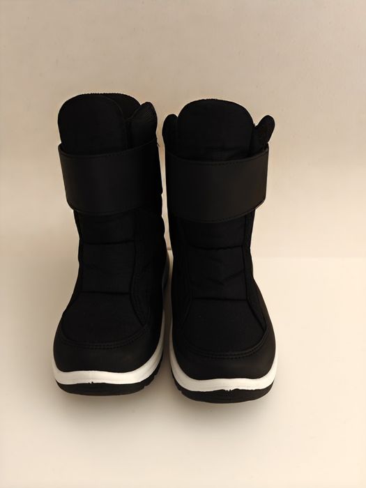 Śniegowce chłopięce ocieplane botki z elementami odblaskowymi