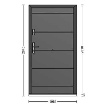 Drzwi zewnętrzne WIKĘD Optimum Thermo
