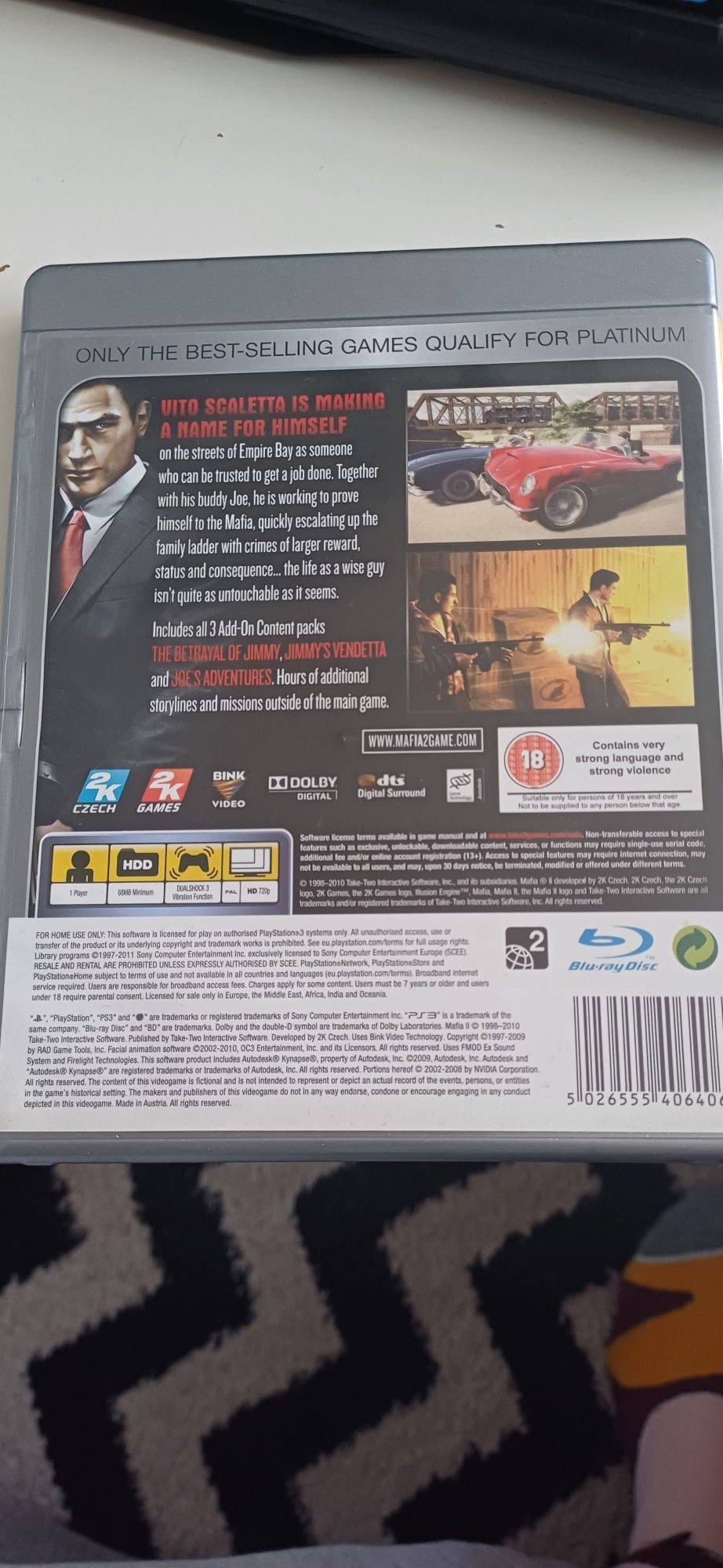 Mafia II na konsolę ps3