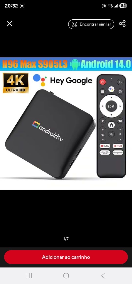 Tv Box Android H95 Max 2 S905L3