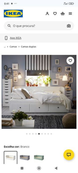 Cama Ikea pouco uso