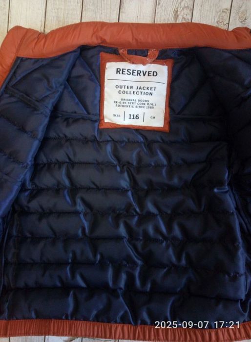 Курточка Reserved осіння, демісезонна куртка для хлопчика, 116 зріст