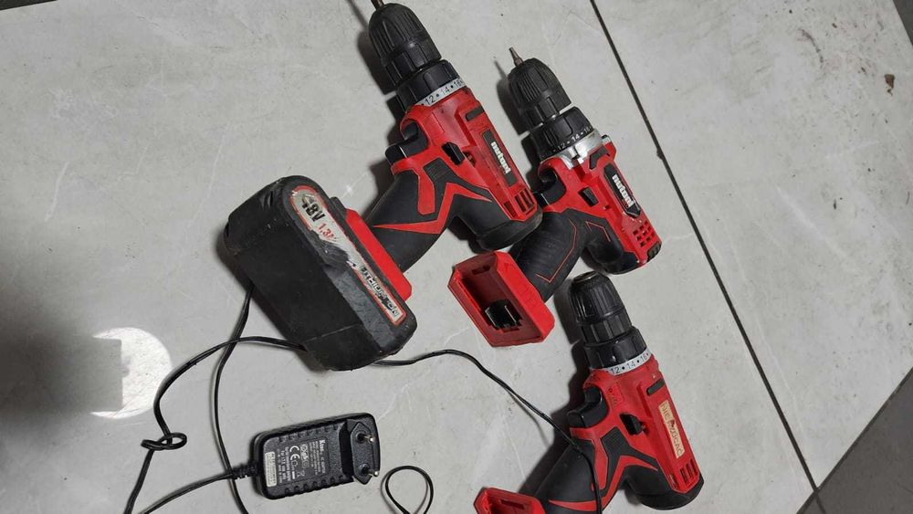 wkretarka wiertarka NUTOOL 18v 3szt +1 bateria