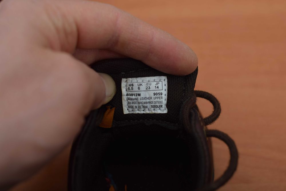 23 розмір. Дитячі черевики Timberland. Натуральна шкіра. Оригінал