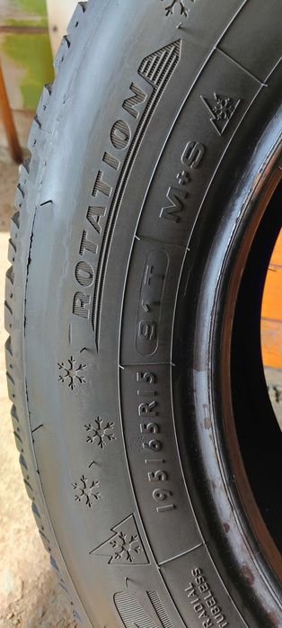 БЕЗ ПРЕДОПЛАТ Шини/Резина/Колеса Dunlop 195 65 R15 91T Зима №556